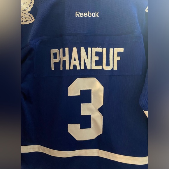 Maple Leafs Phaneuf #3 Reebok Jersey Youth S/M - Picture 6 of 9